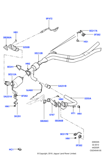 Egzoz Boğaz Contası-Wcm500080 L-3.6 - 4.4/Range Rover New 2