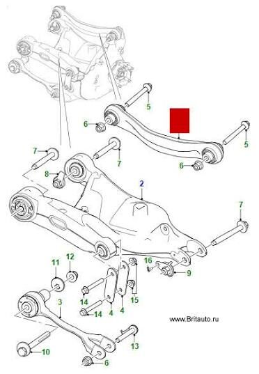 Sol Arka Üst Salıncak-T2H17175 T-T4N3671-Jaguar