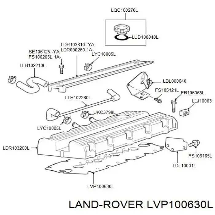 Külbütör Kapak Contası (Teflonlu)-Lvp100630 V-Lvp100260-Lvp100460-1.8/Freelander 1