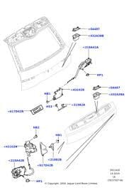 Bagak Kapak Kilidi Üst-Lr095549-Lr070122-Lr090182-Lr034351-T2H25106 (Jaguar)-/Range Rover New