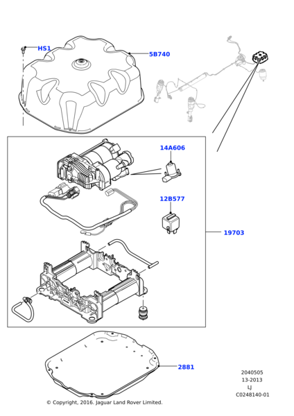 Eas Rolesi-Ywb500220 E-/Range Rover Sport-Discovery 3