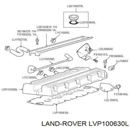 Külbütör Kapak Contası (Saç)-Lvp100630 L-Lvp100260-Lvp100460-1.8/Freelander 1