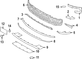 Ön Tampon Izgarası Üst Çıtası-LR157965 L-Range Rover New