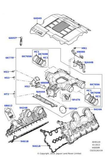 Emme Manifold Komple Sağ-Lr034994 B-Lr022921-4.4 Dizel/Range Rover New 2