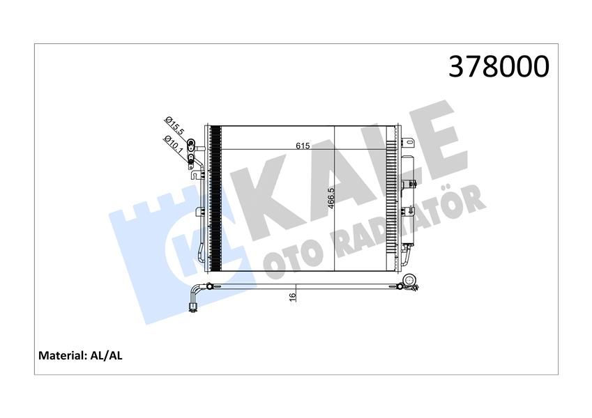 Klima Radyatörü-Jrb500130 K-Jrb500040-Lr018403-/Range Rover Sport