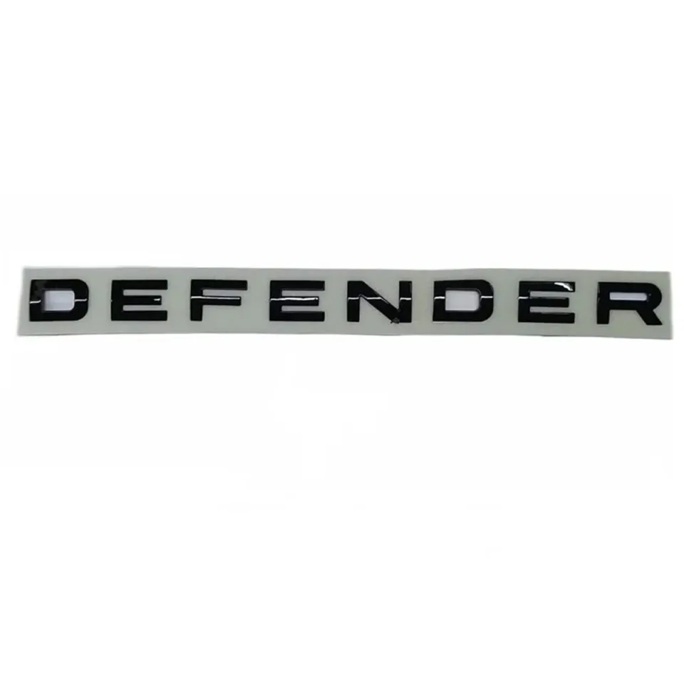 Ön Kaput Üstü Yazı (Defender) ( Siyah )-Lr130857 R-/New Defender