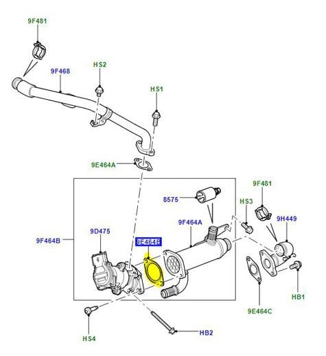 Egr Contası -Lr004532 A-Euro 4/Range Rover Sport-Discovery 3