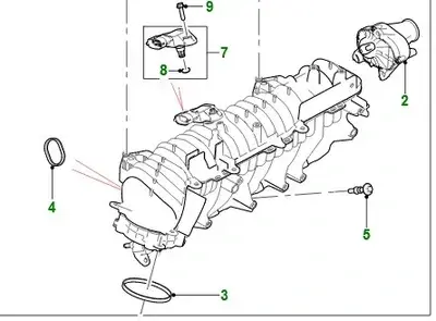 Emme Manifoldu Komple-Lr085939 F-Aj813415 (Jaguar)-2.0 Dizel/Range Rover Sport-Range Rover Range Rover Velar