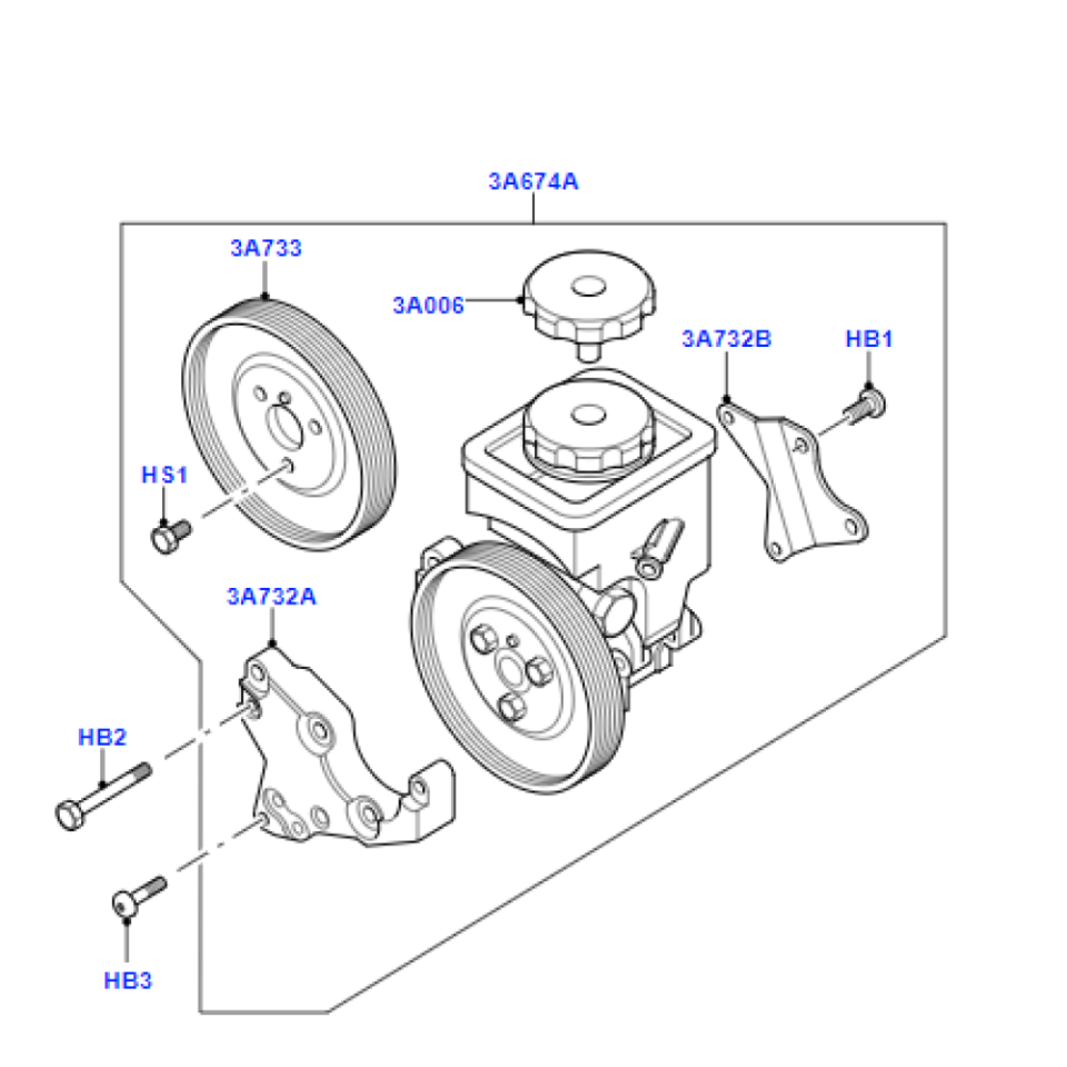 Direksiyon Pompası-Qvb000230 E-3.0 Dizel/Range Rover New 2
