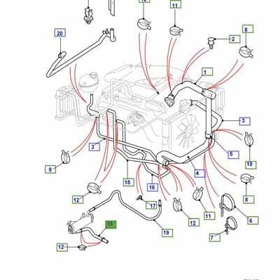 Egr Giriş Hortumu-Peh000310 E-Td5/Dıscovery 2
