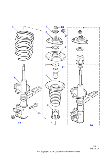 Amortisör Üst Takozu Ön ( R-L )-Rnx100101 B-Rnx100100-/Freelander 1