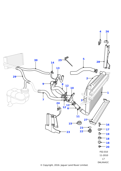 Radyatör Komple (Su)-Pcc106940 E-4.6/Range Rover New
