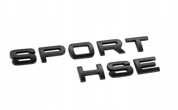 Bagaj Yazısı - Mat Siyah (Sport Hse)-Lr020467 L-Dah500120Mbj-Dam500500Mbj-/Range Rover Sport