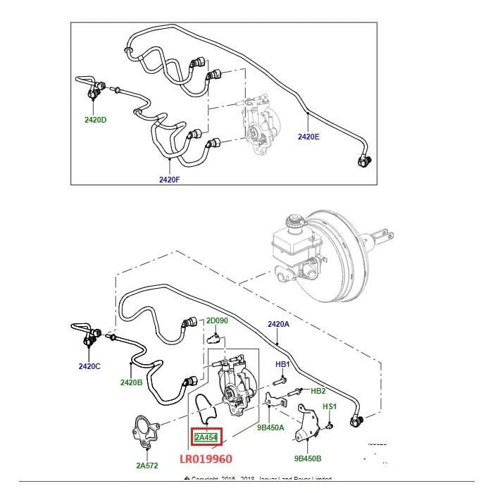 Vakum Pompa ( Oringi )-Lr019960-Jde4718 (Jaguar)-2.7/Range Rover Sport