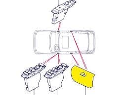 Cam Düğmesi Arka Sağ-Yuf000072Pva-Yuf000071Pva-/Range Rover New 2