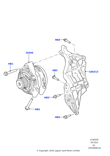 Alternatör Komple-Lr072765 E-Lr034014-Lr076696-Lr054993-/Range Rover Sport