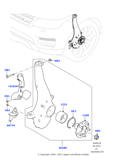 Taşıyıcı Komple Ön Sol-Lr099022 E-Lr078156 -Lr078377-Lr146347-Lr043582-/Range Rover Sport