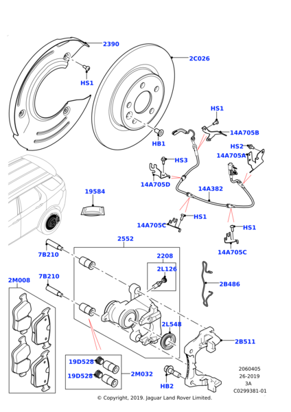 Fren Diski Arka ( ADET )-LR114560-LR161918-J9C18540 (JAGUAR)-J9C34897 (JAGUAR)-DİSCOVERY SPORT