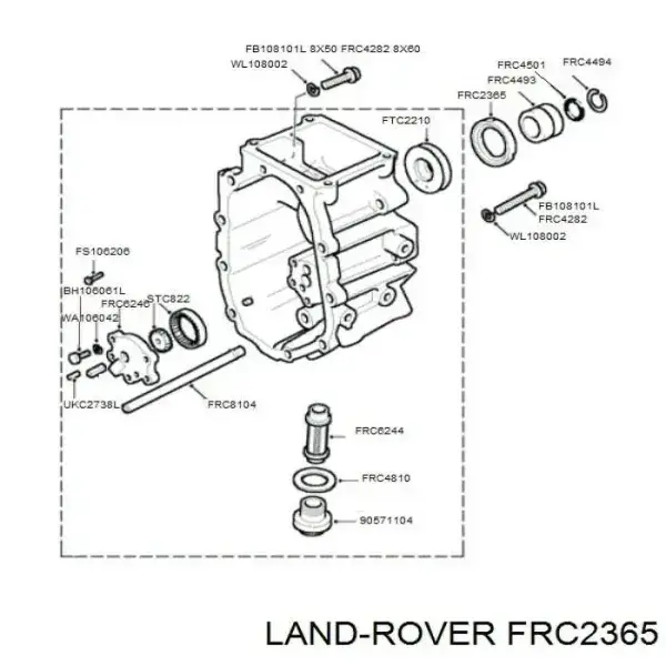 Kamalı Mil Keçesi-Frc2365 A-Icv100000-Rtc4650-/Discovery 2