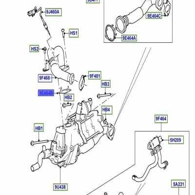 Egr Contası-Lr078915 A-T2H18312 (Jaguar)-/Range Rover Sport