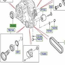 Arazi Şanzıman Ön Arka Flanş Keçe-Izb500030 C-/Range Rover Sport-Discovery 3