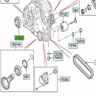 Arazi Şanzıman Ön Arka Flanş Keçe-Izb500030-/Range Rover Sport-Discovery 3