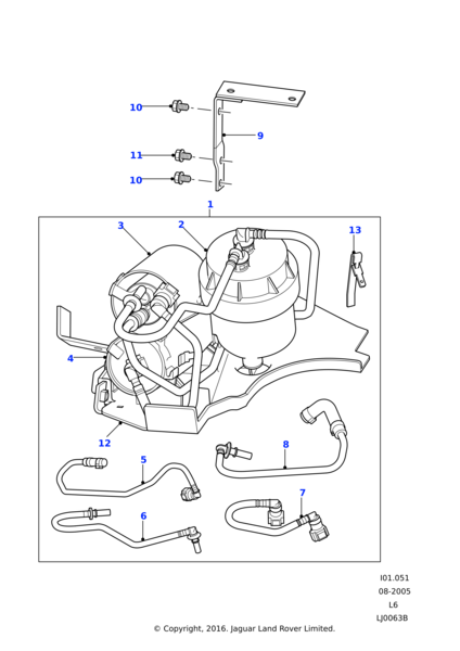 Yakıt Filtresi 2003-Wjn000080 B-Td4/Freelander 1