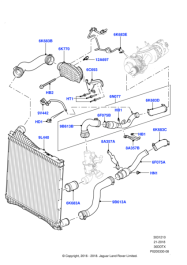 İntercool Hortumu Sağ Üst-Lr014234 E-Lr076845-/Range Rover Sport-Discovery 4