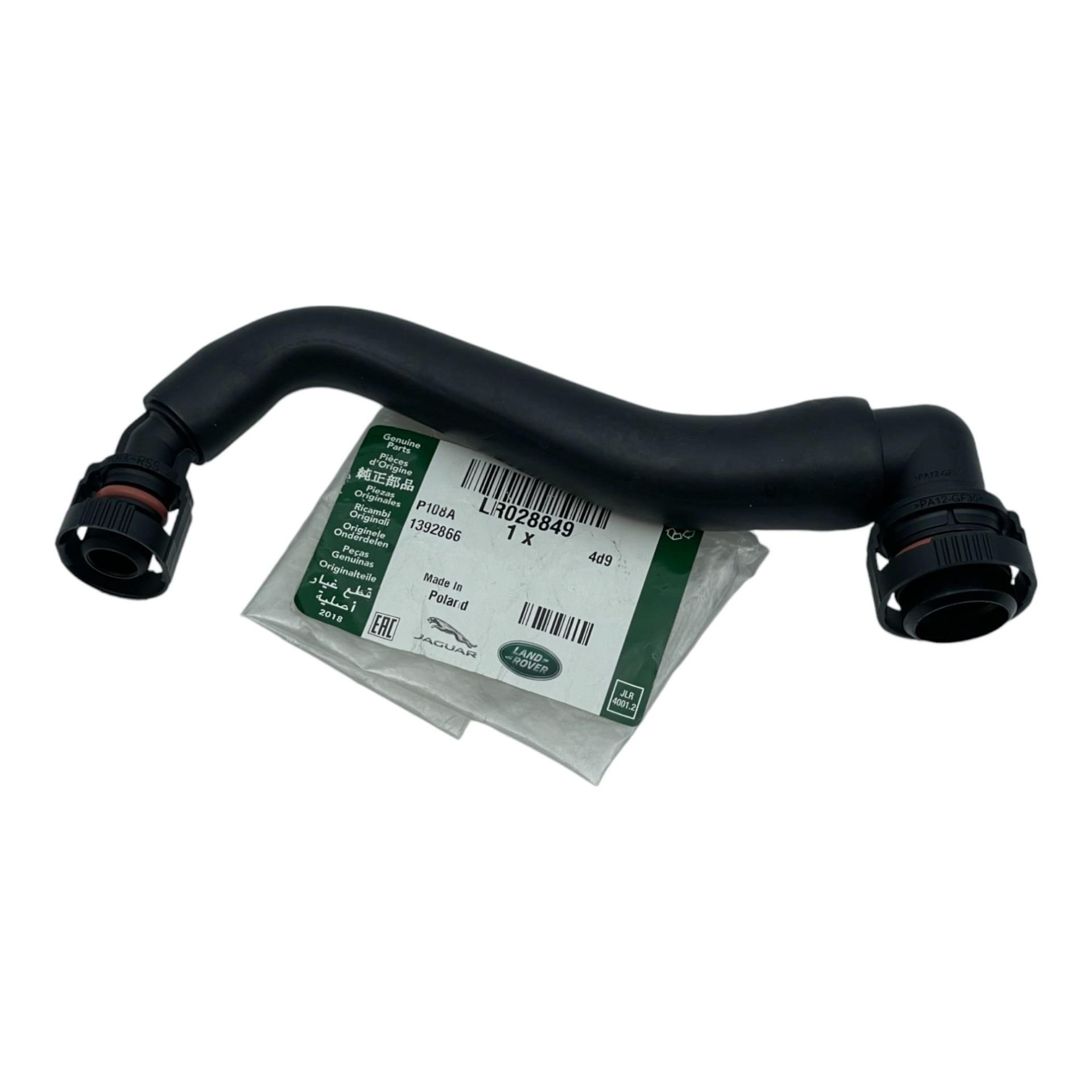 Külbütör Kapak Emiş Hortumu-Lr028849-2.0 Benzinli/Range Rover Evoque