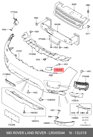 Tampon Fıskiye Kapağı Sağ ( Primed )-Lr045044 E-/Range Rover Sport