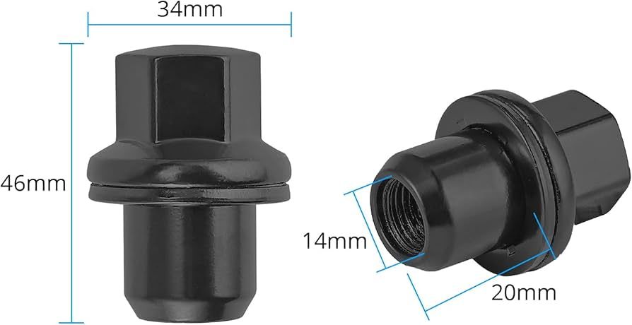 Bijon Somunu-Kapaklı ( Siyah Kaplama )-Rrd500510 E..-Rrd500290-Rrd500590-Lr068126-Lr173842-/Range Rover Sport-Discovery 3