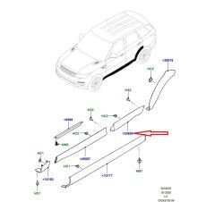 Arka Kapı Alt Kaplama Sağ-LR125992-LR077213-Range Rover Sport