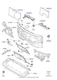 Kaput İzolesi - Keçesi-Lr027035 R-Lr066534-Lr116633-Lr027036-Lr066532-/Range Rover Evoque