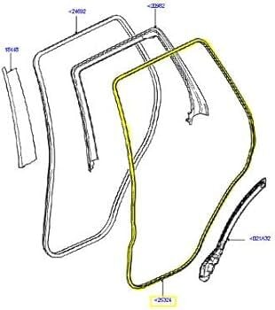 Sağ Arka Kapı Fitili Dış (Kapıya Gelen)-Lr026445 E-Lr006532-Lr012223-Lr030339-/Freelander 2