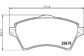 Fren Balatası Ön (Takım)-Lr021899 D-Sfp000020-Sfp000010-Sfp500100-/Freelander 1