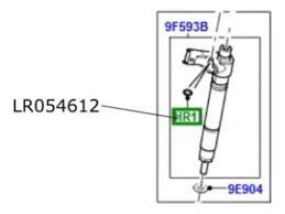 Enjektör Oringi-Lr054612 L-C2S52492 (Jaguar)-2.2/Freelander 2