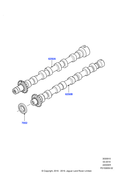 Eksantrik Mili ( Egzoz )-Lr021914 A-Lr009394-C2S46781-Xr858319-2.2/Freelander 2