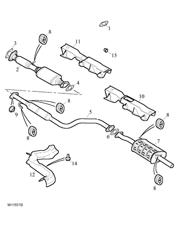 Egzoz Boğaz Contası Ön-Wcm100460-/Freelander 1