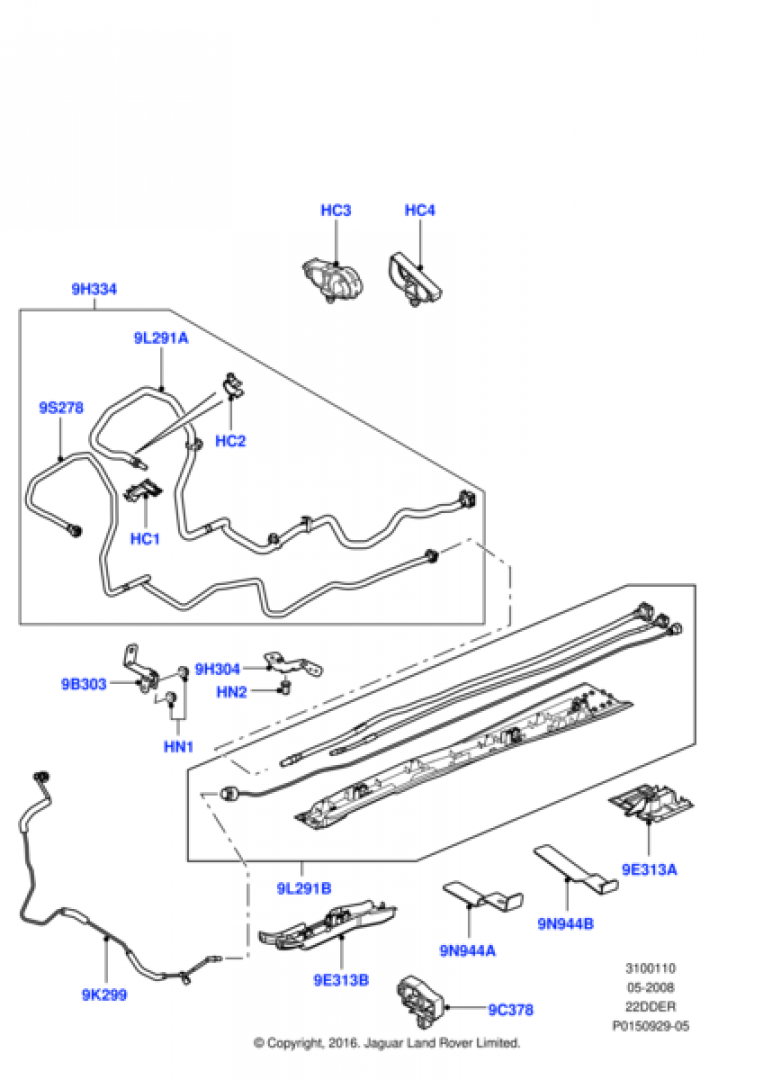 Mazot Hortum Seti-Lr023091-/Freelander 2