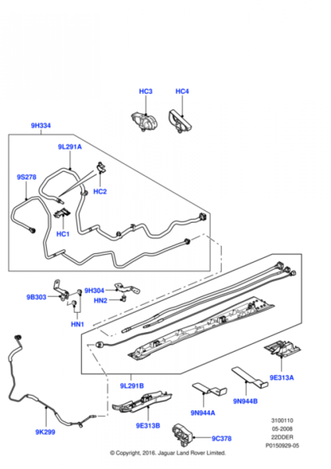 Mazot Hortum Seti-Lr023091-/Freelander 2