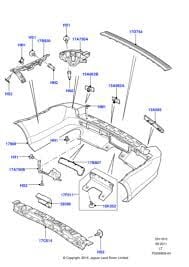 Arka Tampon Çeki Kapağı-Lr015132 S-/Range Rover Sport