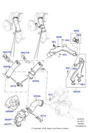 Termostat Borusu-LR049990 L-LR048474-C2Z28258 (JAGUAR)-Range Rover Sport
