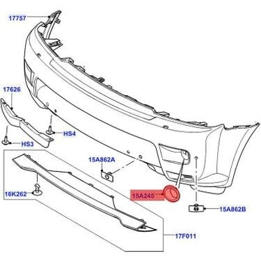 Sis Lamba Çerçevesi Sol-Lr019637 L-/Range Rover Sport