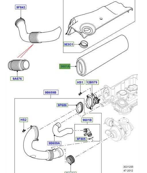 Hava Filtresi-Phe000040 B..-3.0 / Range Rover New 2