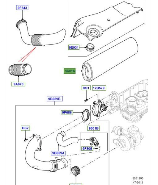 Hava Filtresi-Phe000040 B..-3.0 / Range Rover New 2