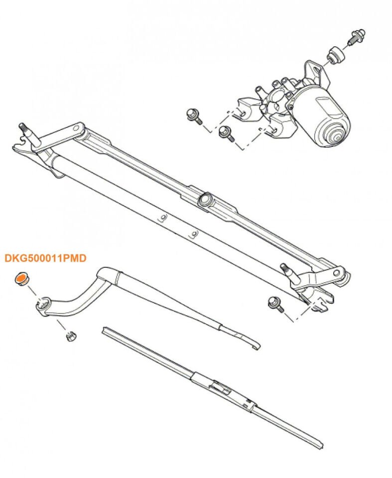 Silgi Kol Civata Kapağı -Dkg500011Pmd L-/Range Rover Sport