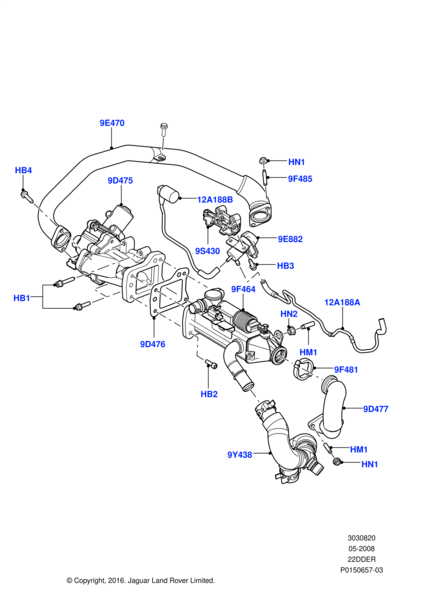 Vakum Kontrol Valfi-Lr017782 L-Lr001007-C2S46493 (Jaguar)-/Freelander 2