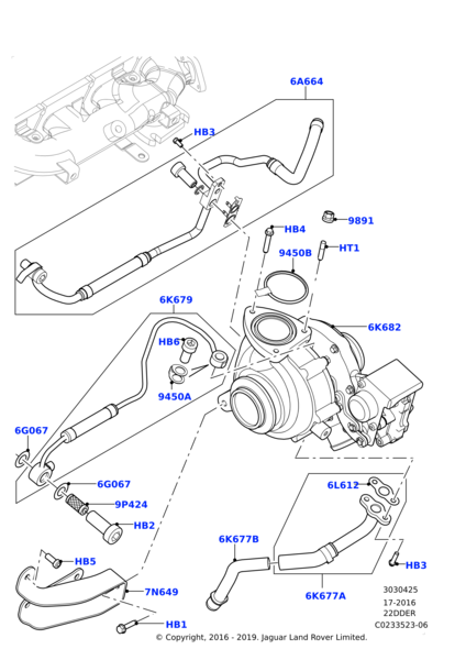 Turbo Saplaması ( Adet )-Lr019985-/Freelander 2