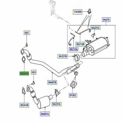 Egzoz Boğaz Contası Sağ-Lr016621-C2Z15576 (Jaguar)-3.0/Range Rover Sport