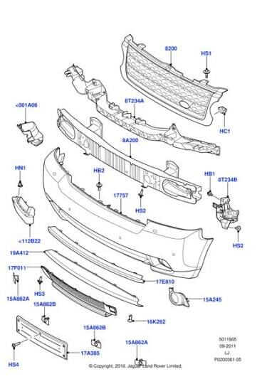 Sis Lamba Çerçevesi Sol-Lr024328 E-/Range Rover New 2